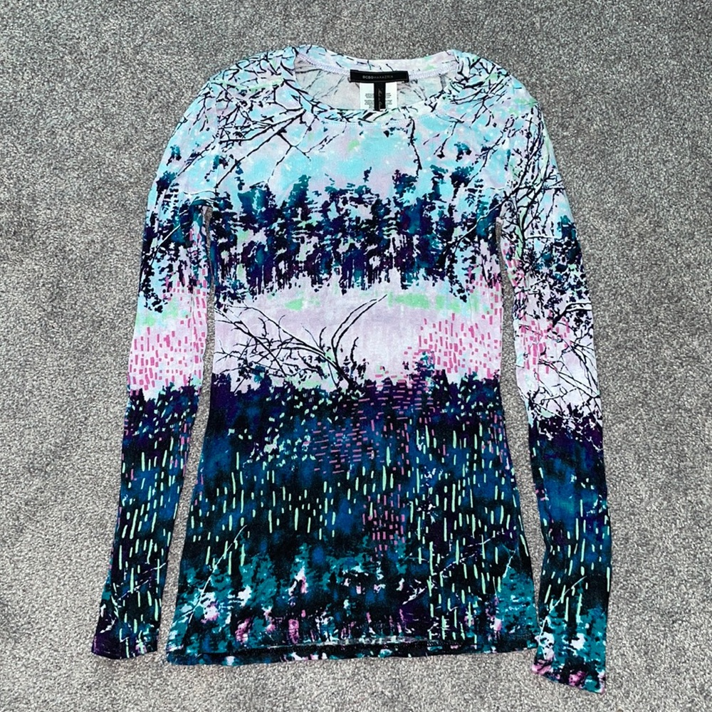 BCBG MAXAZRIA long sleeve top